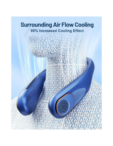 Ventilador de Cuello Portátil SWEETFULL 360 Recargable USB Ventilador de Cuello Portátil SWEETFULL 360 Recargable USB