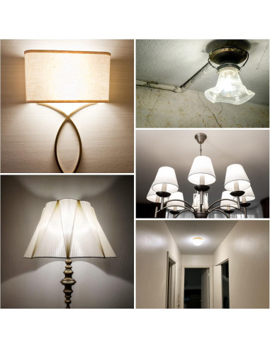 Bombillas LED E26 ALIDE 12W 1200LM Blanco Natural 4P