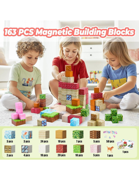 Bloques Magnéticos VigorFun Patio - Juguetes Montessori 3 a 12 años Bloques Magnéticos VigorFun Patio - Juguetes Montessori 3 a 12 años
