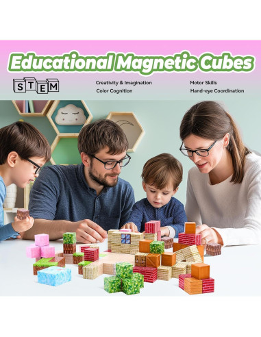 Bloques Magnéticos VigorFun Patio - Juguetes Montessori 3 a 12 años