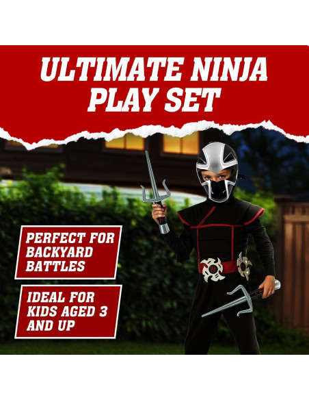 Conjunto de Armas de Ninja Liberty Imports para Niños - Juego de Rol Conjunto de Armas de Ninja Liberty Imports para Niños - Juego de Rol
