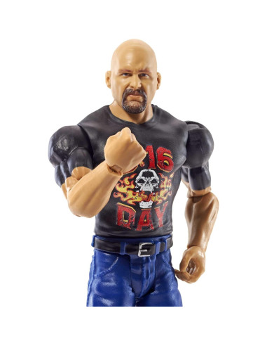 Figura de Acción WWE Mattel Stone Cold Steve Austin 15 cm