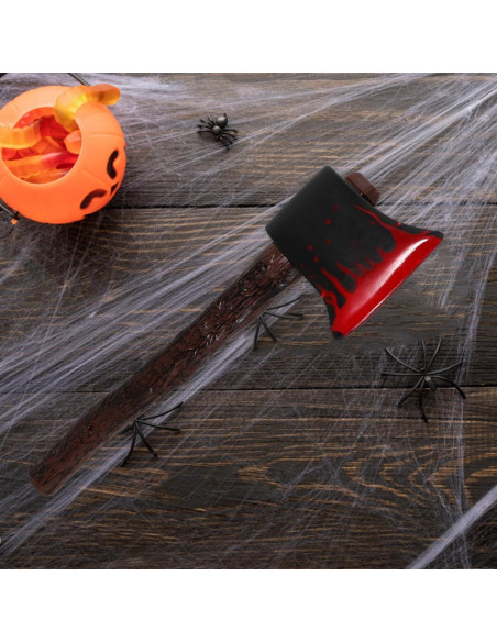 Hacha Falsa de Plástico Multicolor para Halloween - BESPORTBLE Hacha Falsa de Plástico Multicolor para Halloween - BESPORTBLE