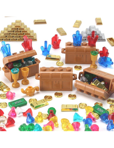 Juego de Bloques de Construcción Feleph Cofre de Joyas Multicolor