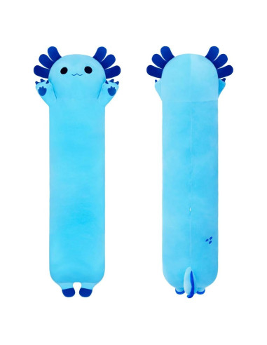 Almohada de Peluche Axolote 109 cm Chubbyjoy Azul