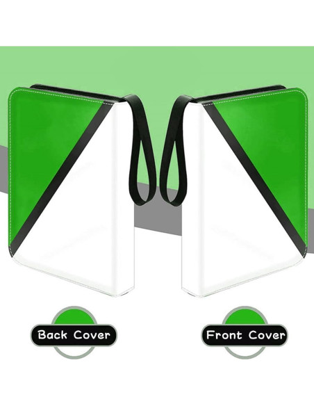 Carpeta de Cartas XYGJZ Verde 9 Bolsillos para 900 Cartas