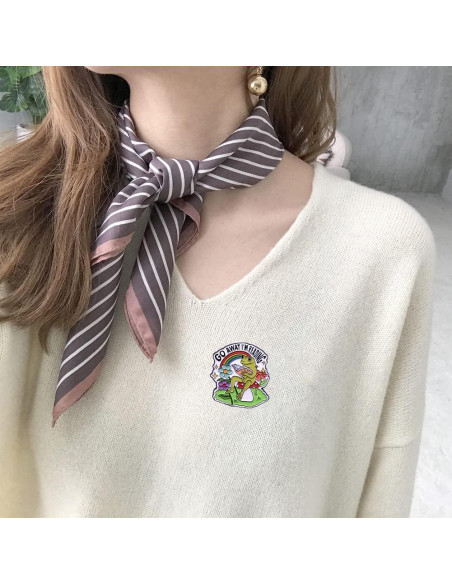 Pin de Esmalte Rana Lectora Yangjinyu - Broche Animal Verde Pin de Esmalte Rana Lectora Yangjinyu - Broche Animal Verde