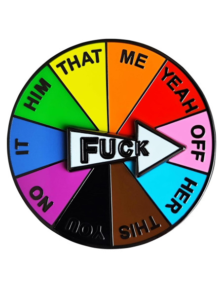 Pin Giratorio de Esmalte Arturbo Rueda de Suerte 360 Pin Giratorio de Esmalte Arturbo Rueda de Suerte 360