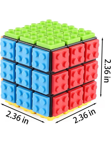 Cubo Mágico de Velocidad 3x3 Negro ZhildChen - Juguete Educativo