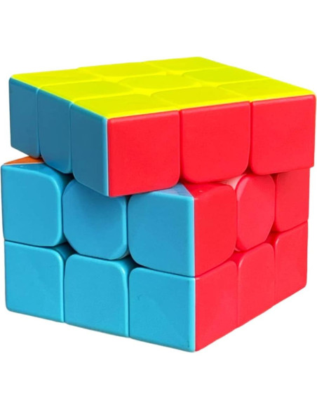 Cubo de Velocidad 3x3 QY Toys Ecológico 56mm Sin Pegatinas Cubo de Velocidad 3x3 QY Toys Ecológico 56mm Sin Pegatinas