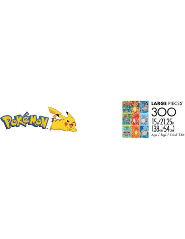 Rompecabezas Pokemon Kanto 300 Piezas Buffalo Games