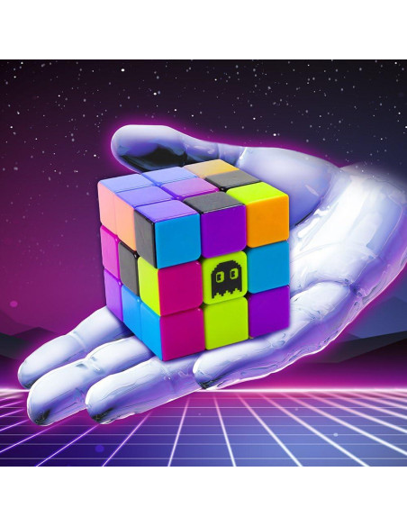 Cubo de Rompecabezas 3x3 Brybelly Neón Retro 80s Sin Pegatinas Cubo de Rompecabezas 3x3 Brybelly Neón Retro 80s Sin Pegatinas