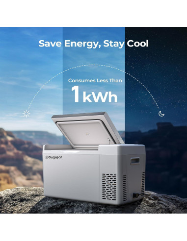 Refrigerador BougeRV CR22 23 Qt 12V Portátil Camping