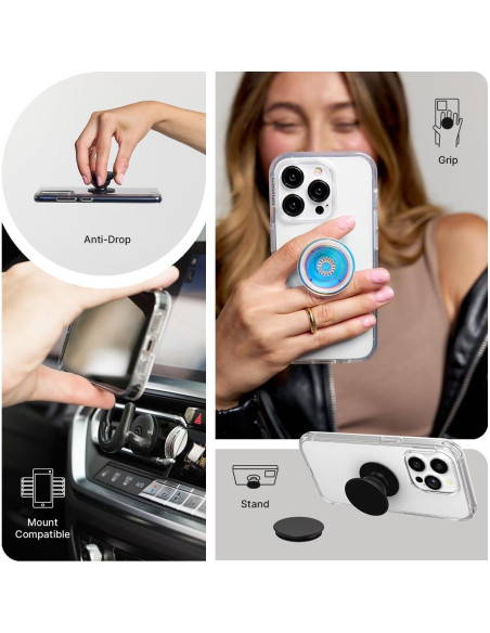Parte Superior Intercambiable PopSockets PopTop Ópalo Parte Superior Intercambiable PopSockets PopTop Ópalo