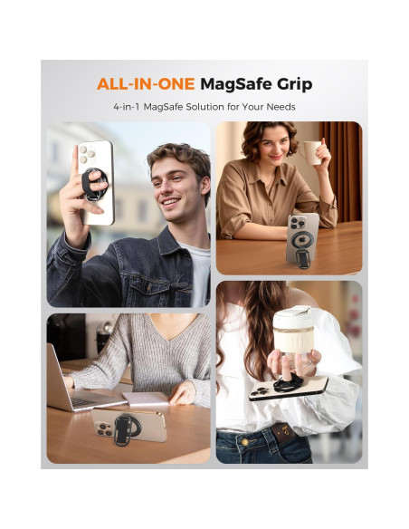 Soporte Magnético para Teléfono MagSafe SUPERONE - Ajustable y Cómodo Soporte Magnético para Teléfono MagSafe SUPERONE - Ajustable y Cómodo