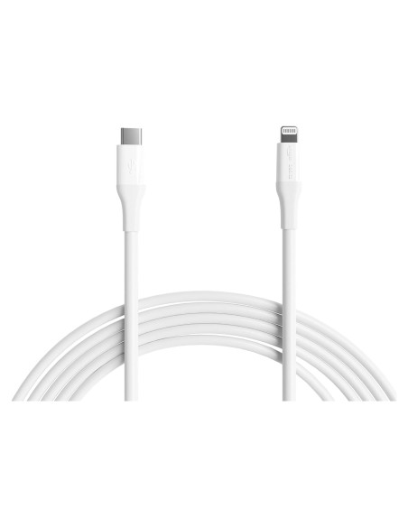 Cable de carga rápida USB-C a Lightning Amazon Basics 3m blanco Cable de carga rápida USB-C a Lightning Amazon Basics 3m blanco