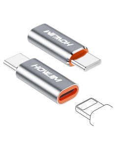 Adaptador Lightning a USB-C HOWJIM C27, Carga Rápida 27W
