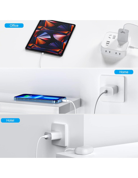 Cargador Rápido USB-C 20W 2Pack BSTOEM para iPhone 16/15/14 Cargador Rápido USB-C 20W 2Pack BSTOEM para iPhone 16/15/14