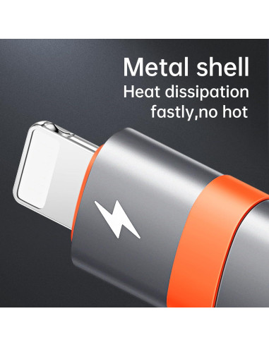 Adaptador McDodo USB C a Lightning 36W Carga Rápida