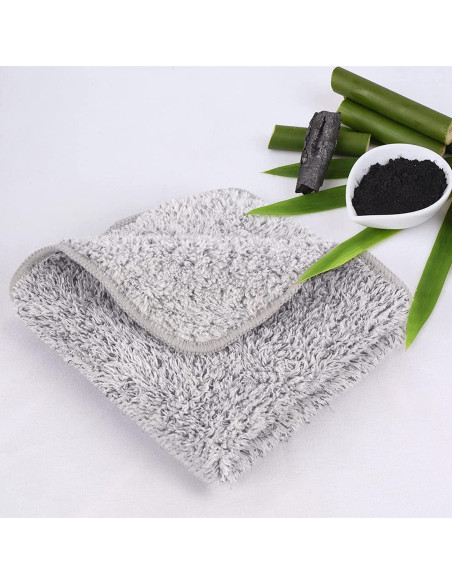 Toallas de Microfibra SINLAND 30x30cm 6 Unidades Gris Suaves Toallas de Microfibra SINLAND 30x30cm 6 Unidades Gris Suaves