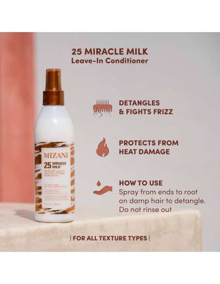 Acondicionador sin enjuague Mizani Miracle Milk 250 ml Acondicionador sin enjuague Mizani Miracle Milk 250 ml