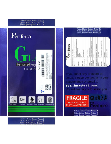 Protector de Pantalla Privada Ferilinso para iPhone 13/14 9H