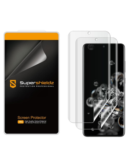 Protector de Pantalla Supershieldz para Samsung Galaxy S20 Ultra - 2 Pack TPU HD Protector de Pantalla Supershieldz para Samsung Galaxy S20 Ultra - 2 Pack TPU HD