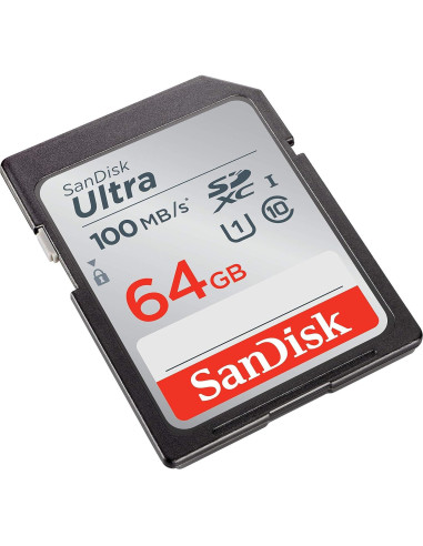 Tarjeta de Memoria SanDisk Ultra 64GB SDXC UHS-I 100MB/s