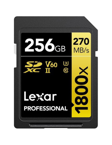 Tarjeta SDXC Lexar Professional 1800x UHS-II 256GB - 2 Piezas