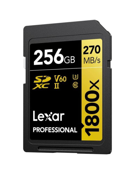Tarjeta SDXC Lexar Professional 1800x UHS-II 256GB - 2 Piezas Tarjeta SDXC Lexar Professional 1800x UHS-II 256GB - 2 Piezas