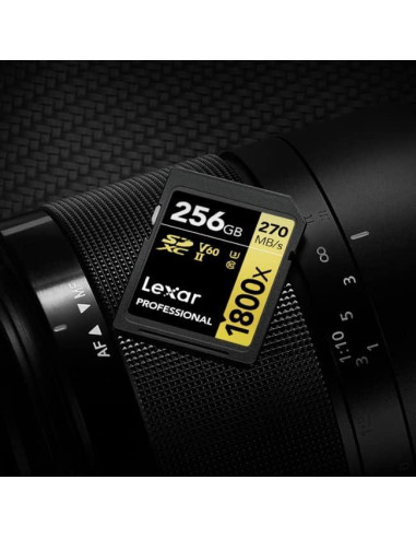 Tarjeta SDXC Lexar Professional 1800x UHS-II 256GB - 2 Piezas