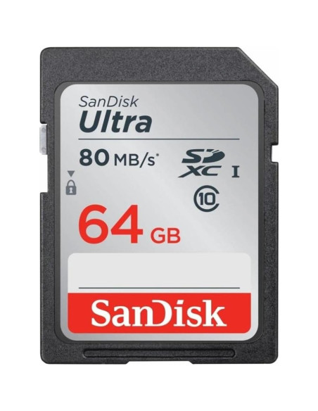 Tarjeta de Memoria SanDisk Ultra 64GB SDXC Clase 10 UHS-I Tarjeta de Memoria SanDisk Ultra 64GB SDXC Clase 10 UHS-I