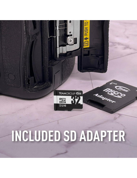 TEAMGROUP Tarjeta Micro SD 32GB UHS-I Clase 10 100MB/s TEAMGROUP Tarjeta Micro SD 32GB UHS-I Clase 10 100MB/s