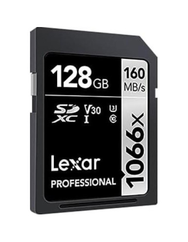 Tarjeta SD Lexar 128GB Profesional 1066x UHS-I C10 U3 V30
