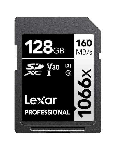 Tarjeta SD Lexar 128GB Profesional 1066x UHS-I C10 U3 V30 Tarjeta SD Lexar 128GB Profesional 1066x UHS-I C10 U3 V30