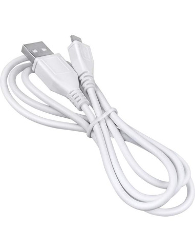 Cable Micro USB Dysead 1.5m Blanco para Sincronización
