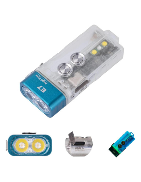 Linterna EDC RovyVon E7 Recargable USB C 700 Lúmenes Linterna EDC RovyVon E7 Recargable USB C 700 Lúmenes