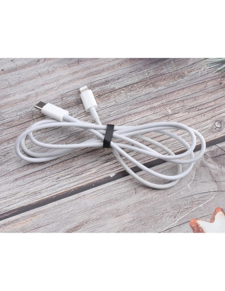 200 Bridas de Silicona Ruwado 12 mm para Organización de Cables 200 Bridas de Silicona Ruwado 12 mm para Organización de Cables