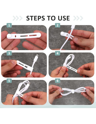 42 Correas de Silicona Multicolor Psyqtsuary 8x1.2cm