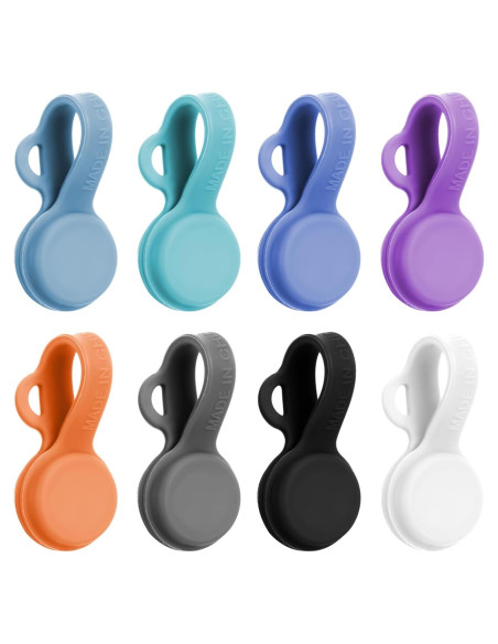 Bridas Magnéticas de Silicona JIYIN 8 Piezas Organizador de Cables Bridas Magnéticas de Silicona JIYIN 8 Piezas Organizador de Cables