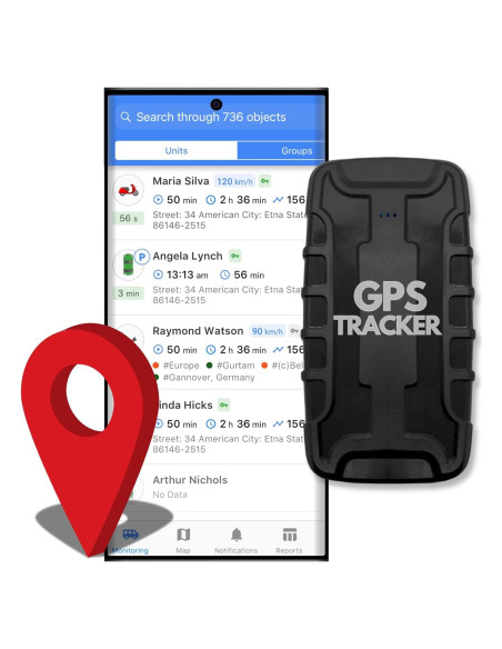 Rastreador GPS Magnético Oculto 4G para Vehículos - 3 Meses Batería Rastreador GPS Magnético Oculto 4G para Vehículos - 3 Meses Batería