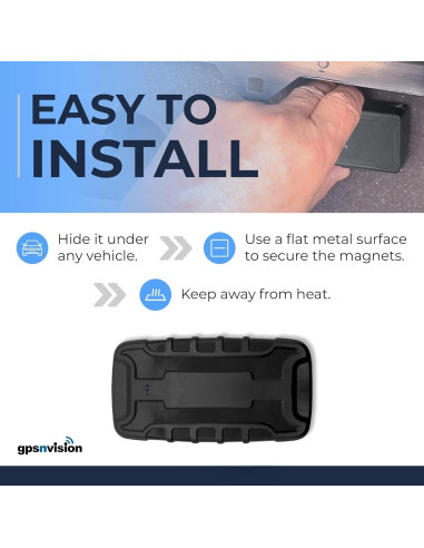 Rastreador GPS Magnético Oculto 4G para Vehículos - 3 Meses Batería