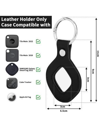 Funda Protectora CaSZLUTION para Tile Mate 2022/2024 - Negro