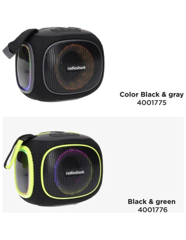 Altavoz Bluetooth Mini RadioShack 10W IPX5 Impermeable Portátil