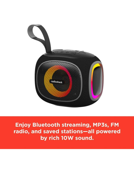 Altavoz Bluetooth Mini RadioShack 10W IPX5 Impermeable Portátil Altavoz Bluetooth Mini RadioShack 10W IPX5 Impermeable Portátil