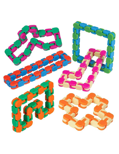 Juguetes Antiestrés Neliblu Wacky Tracks Paquete de 6