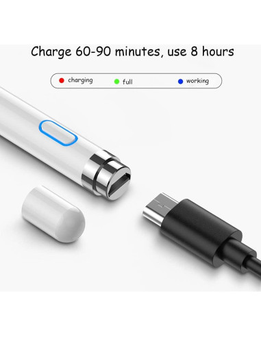 Lápiz Digital DOGAIN Stylus Recargable 1.5mm para iPad y Android