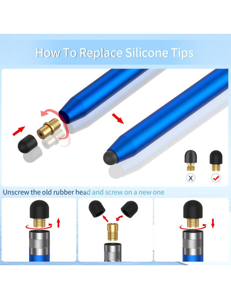 Lápices Stylus Capacitivo OOCLCURFUL 5 Pcs para Pantallas Táctiles Lápices Stylus Capacitivo OOCLCURFUL 5 Pcs para Pantallas Táctiles