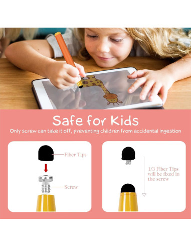 Lápices Estilográficos para Niños AGREJO - 5 Piezas