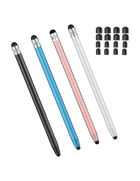Estilógrafo Capacitivo CCIVV 4 Puntas Reemplazables para Tablets Estilógrafo Capacitivo CCIVV 4 Puntas Reemplazables para Tablets